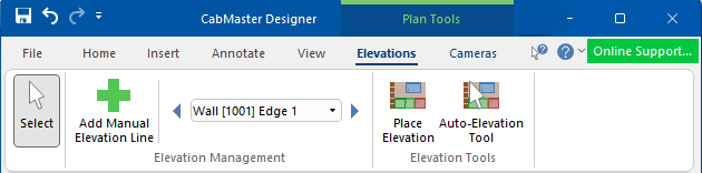 Elevations Tab